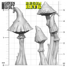 3D printed set - Goblin Mushrooms XL