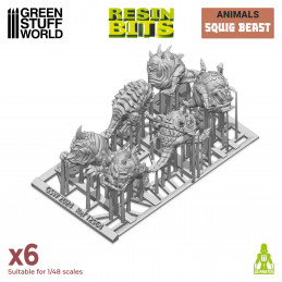 3D printed set - Squig beasts | Squiggly Beasts