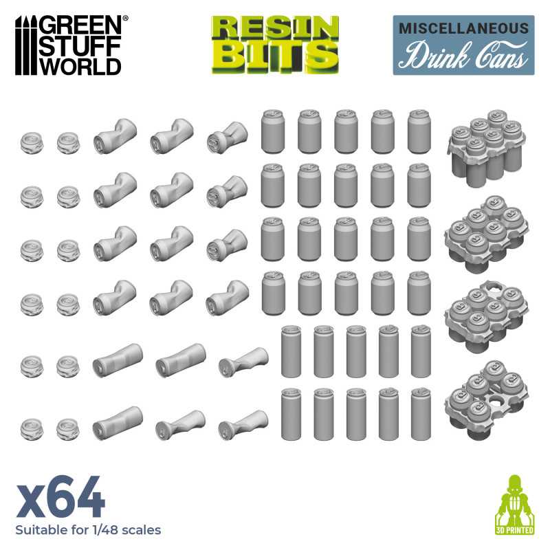 3D-Druckset - Harz-Getränkedosen 3D-Druckset - Harz-Getränkedosen