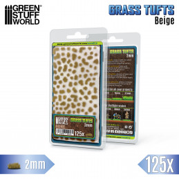 Ciuffi Erba | Static Grass Tufts - 2mm - Beige