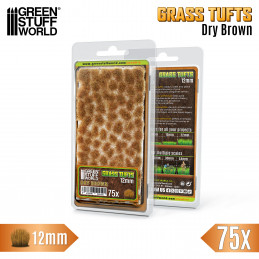 Touffes d'herbe - Tuft 12mm - Brun Sec