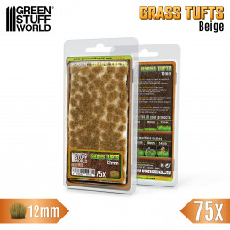 Touffes d'herbe - Tuft 12mm - Beige