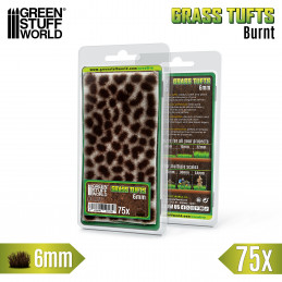 Static Grass Tufts 6mm - Burnt
