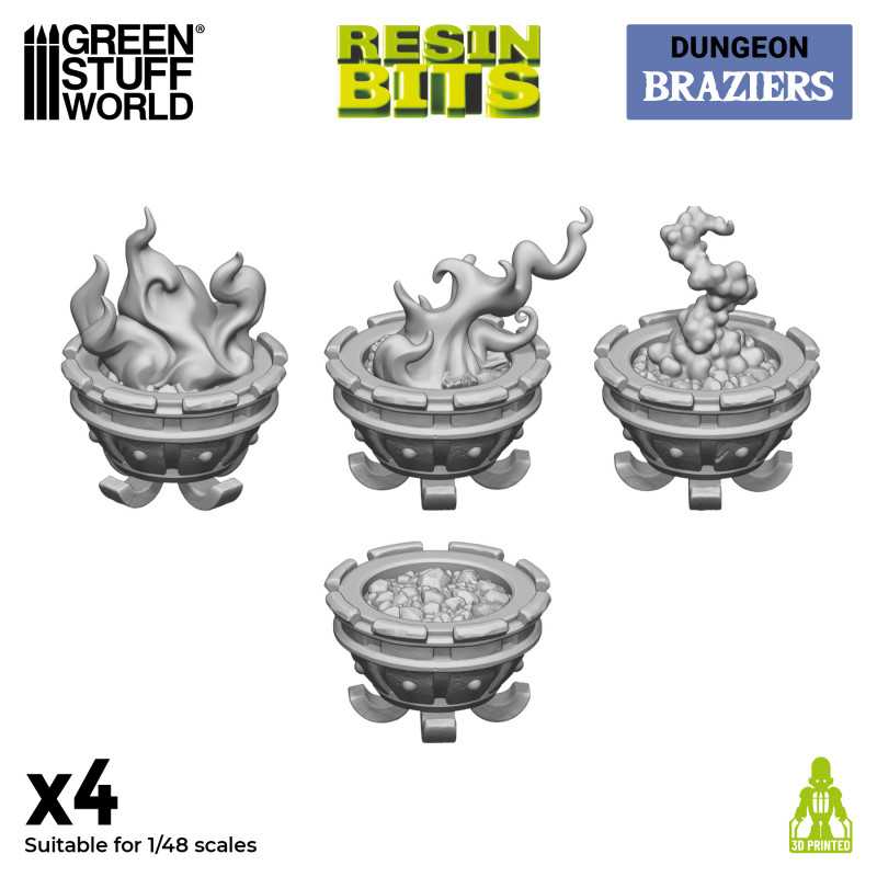 3D printed set - Braziers 3D printed set - Braziers