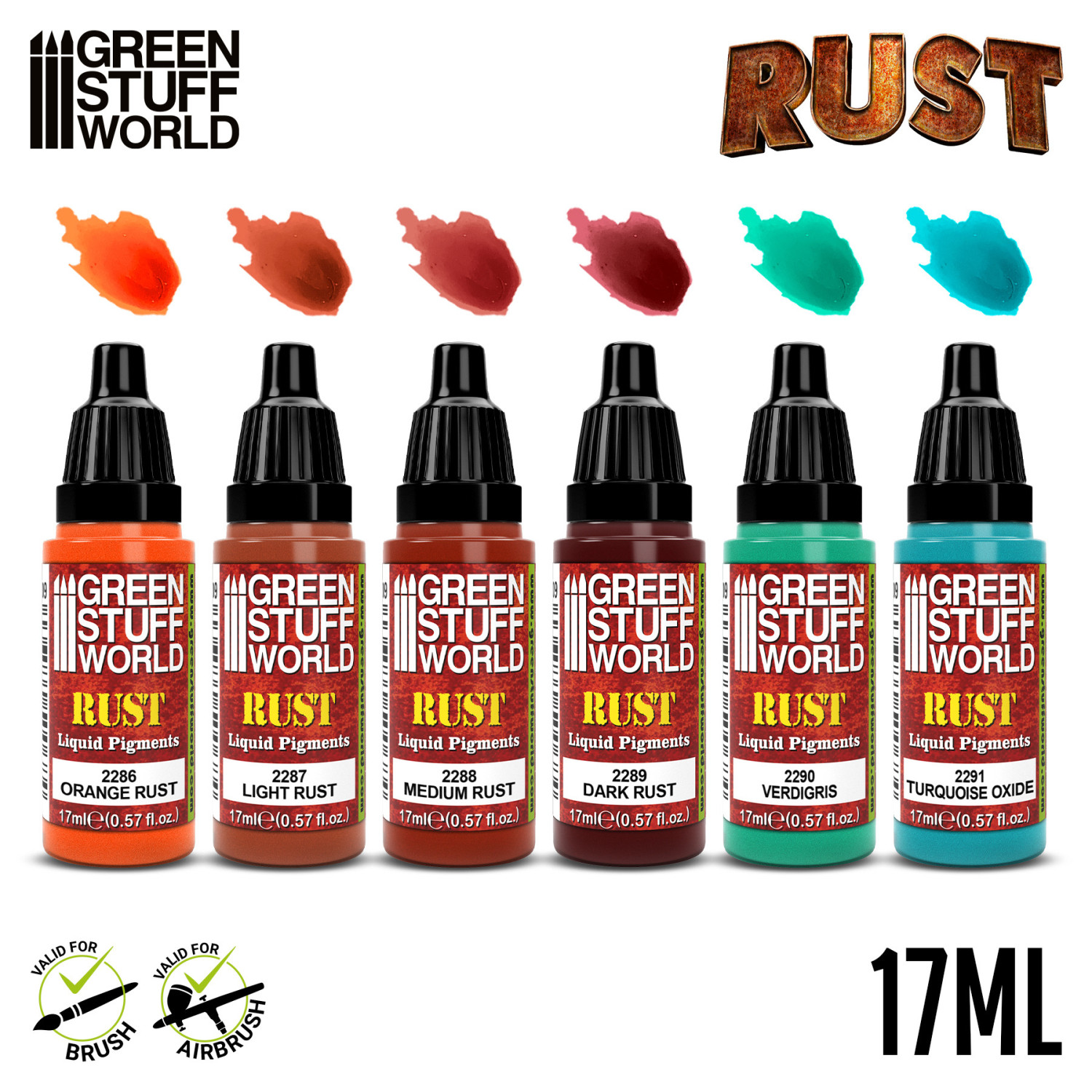 Liquid Pigments Set - Rust | - GSW