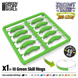 Skill Rings 40mm | Blood Bowl Skill Rings