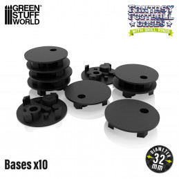 Blood Bowl Bases 32mm | Fantasy Football bases 32mm