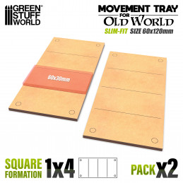 MDF Movement Trays - Slimfit 120x60mm