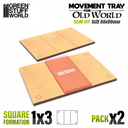 MDF Movement Trays - Slimfit 90x60mm