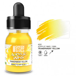 Transparent Acrylic Ink - Yellow | Acrylic Inks