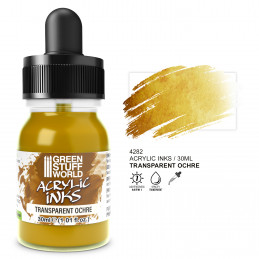 Transparent Acrylic Ink - Ochre | Acrylic Inks