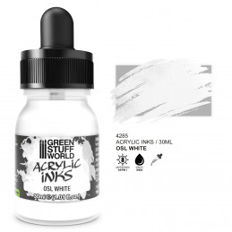 Acrylic Ink Opaque- OSL White | Acrylic Inks
