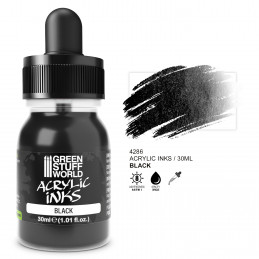 Acrylic Ink Opaque- Black | Acrylic Inks