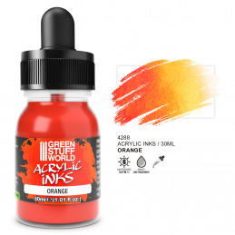 Acrylic Ink Opaque- Orange | Acrylic Inks