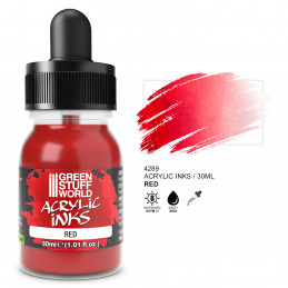 Acrylic Ink Opaque - Red | Acrylic Inks