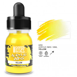 Acrylic Ink Opaque - Yellow | Acrylic Inks
