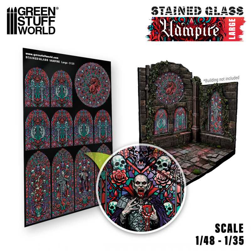 Vitraux Miniatures - Vampires - Grandes