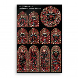 Demonic Stained Glass - Large