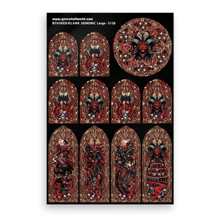 Vitraux Miniatures - Démons - Grandes - GSW