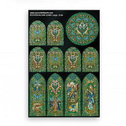 Elven Stained Glass - Large
