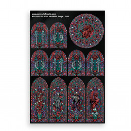 Vampire Stained Glass - Large