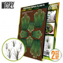 Colored Paper Plants - Reeds