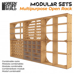 Multipurpose Open Rack | MDF Wood Displays