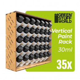 Modular Paint Rack - VERTICAL 30ml | MDF Wood Displays