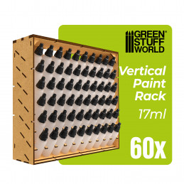 Modular Paint Rack - VERTICAL 17ml | MDF Wood Displays