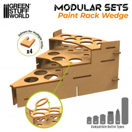 Organizzatore Modulare per Colori - FORMAGGINO | Legno MDF