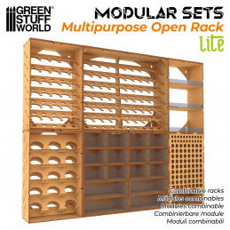 Multipurpose Vertical Organizer - LITE | MDF Wood Displays