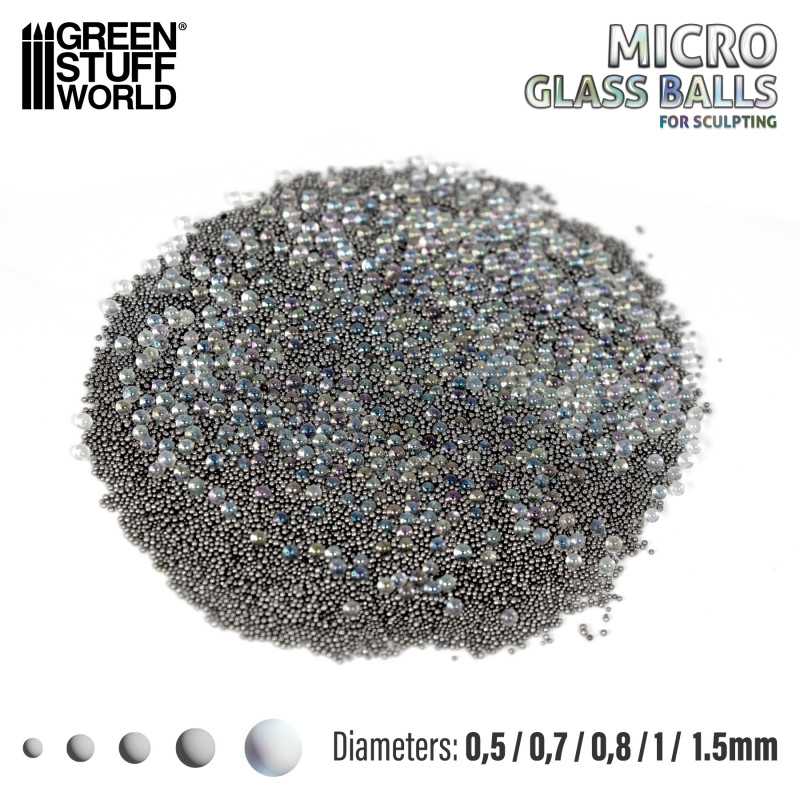 Mixed Micro Glass Balls (0.5-1.5mm) | Micro Balls Mixed Micro Glass Balls (0.5-1.5mm) | Micro Balls