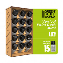 Vertical Paint Organizer 30ml - LITE | MDF Wood Displays
