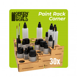 Modular Paint Rack - STRAIGHT CORNER | MDF Wood Displays