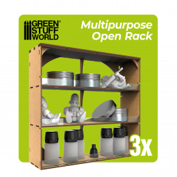 Multipurpose Open Rack | MDF Wood Displays