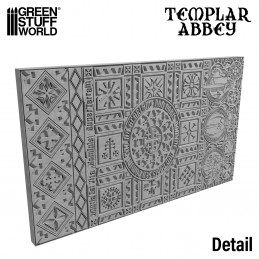 Rolling Pin Templar Abbey | Textured Rolling Pins