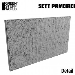 Rolling Pin Sett Pavement 15mm | Textured Rolling Pins