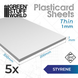 Styrene sheets | Styrene plastic for modeling (HIPS)