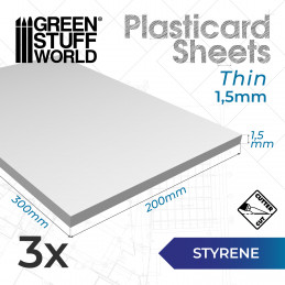 Styrene sheets | Styrene plastic for modeling (HIPS)