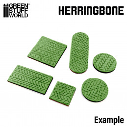 Rolling Pin Herringbone | Textured Rolling Pins