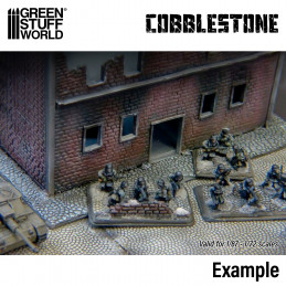 Rouleaux texturés - PAVÉ 15mm | Rouleaux Texturés