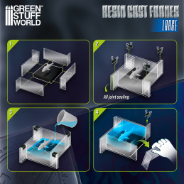 Große Formenbau rahmen set | Formenrahmen set
