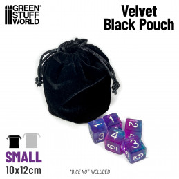 Pochette en Velours - Noir | Boîtes et Pochettes