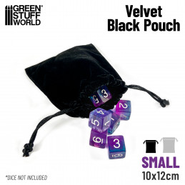Pochette en Velours - Noir | Boîtes et Pochettes