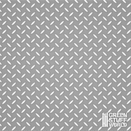 ABS Plasticard - Thread DIAMOND Textured Sheet - A4 | Textured Sheets