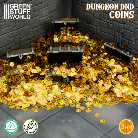 Dungeon DnD coins | Miniature RPG coins 1:48-1:35 - GSW