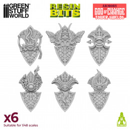 God of Change Tower Shields compatible with Warhammer the Old World and Tzeentch