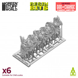 God of Change Tower Shields compatible with Warhammer the Old World and Tzeentch