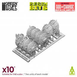 God of change Bucklers Shields compatible with Warhammer the Old World and Tzeentch