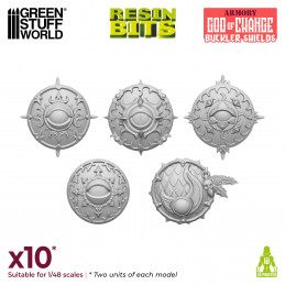 God of change Bucklers Shields compatible with Warhammer the Old World and Tzeentch